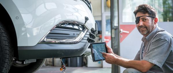 für Sie da (Wechselbild Kontakt)