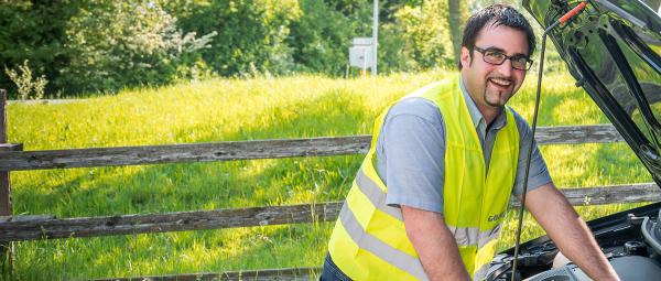für Sie da (Wechselbild Kontakt)